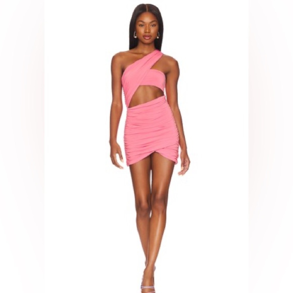 Evie Mini Dress in Pink